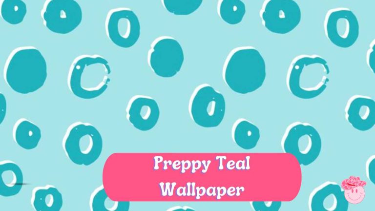 Preppy Teal Wallpaper