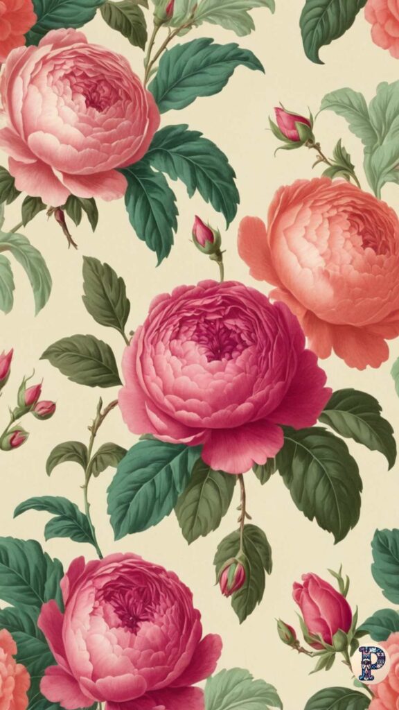 floral preppy wallpaper