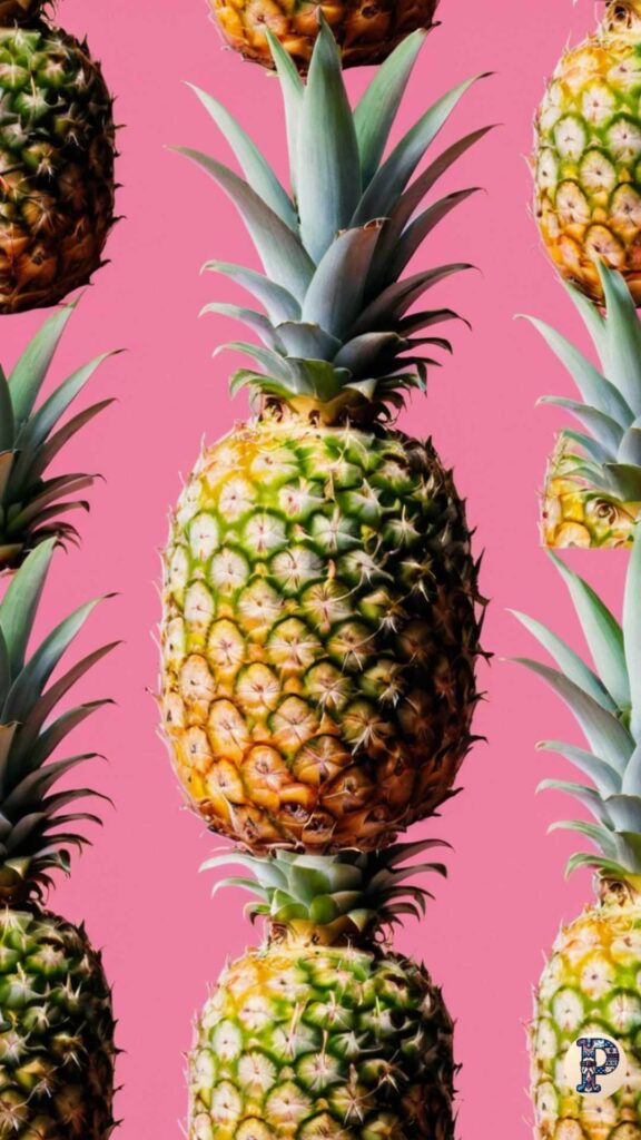 pineapple wallpaper preppy
