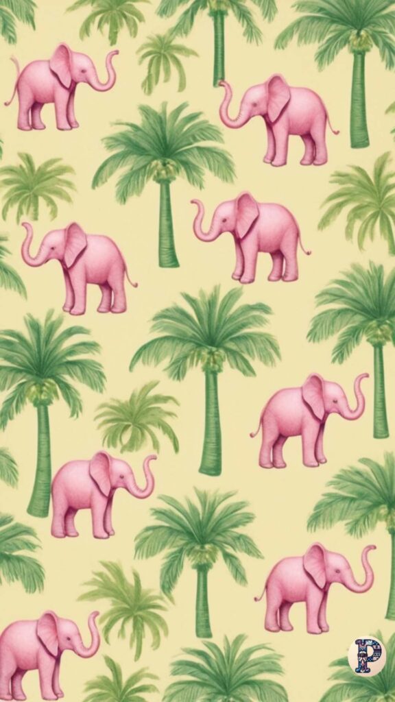 elephant preppy wallpaper