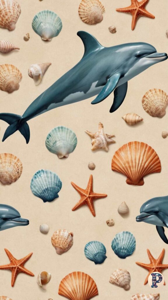 cute preppy sea creatues wallpapers