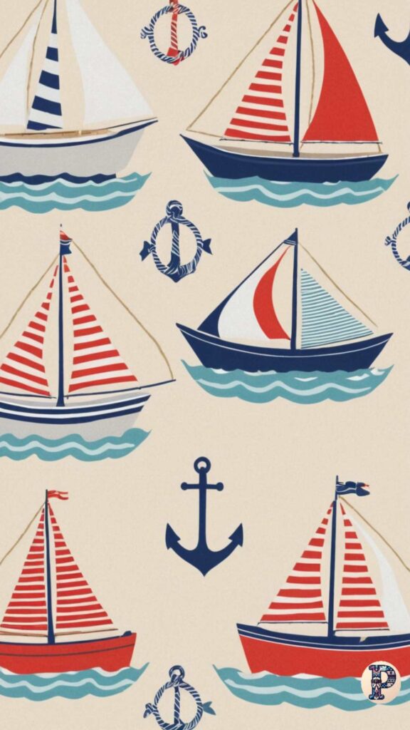 boat anchors preppy wallpapers