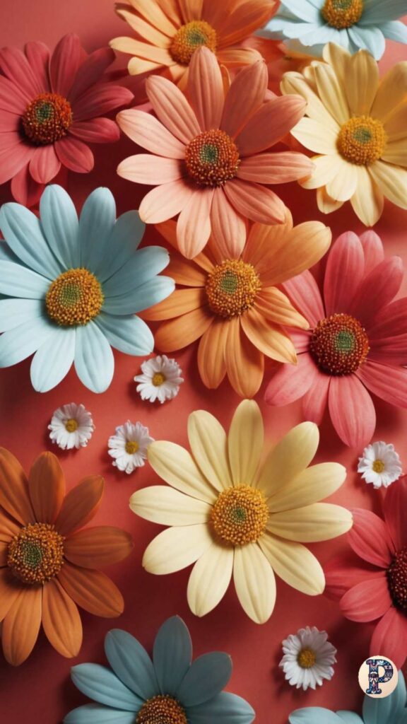 preppy flower wallpaper

