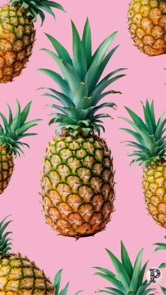 preppy pineapple background
