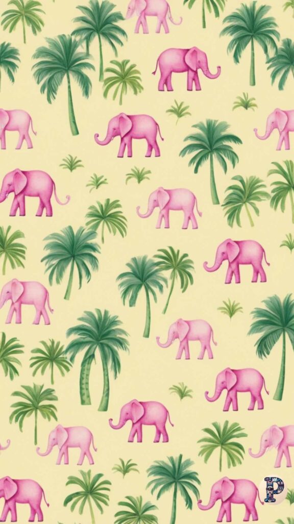 elephant preppy wallpaper