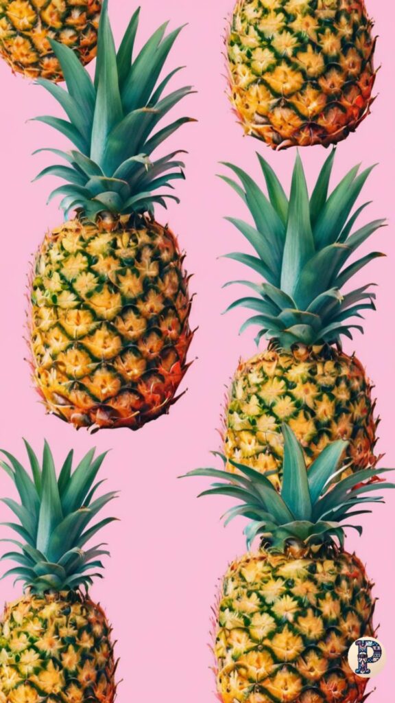 preppy pineapple wallpaper
